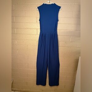 Pretty Garden Royal Blue Sleeveless Jumpsuit